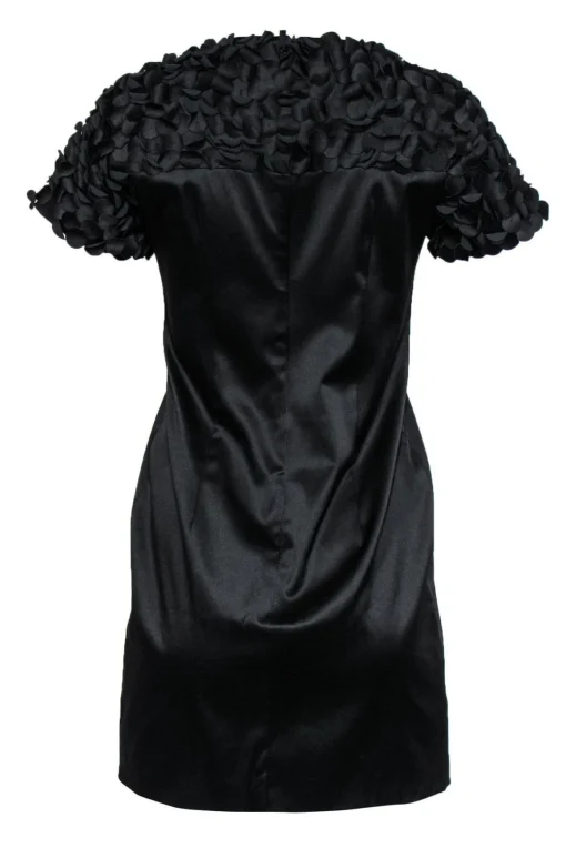 Marc Jacobs - Black Textured Short Sleeve Dress Sz 4