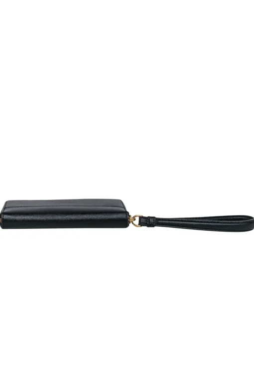 Marc Jacobs - Black Textured Leather Wristlet Wallet