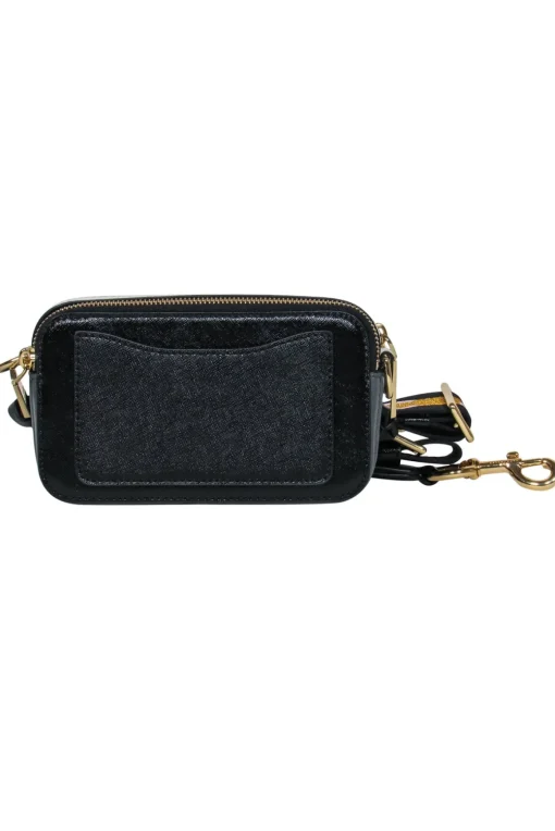Marc Jacobs - Colorblock Black, Pink & Gold Snapshot Crossbody