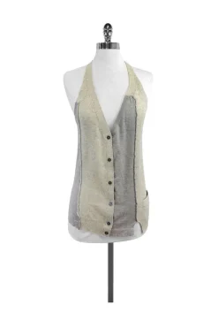 Marc Jacobs - Grey Knit Sweater Vest Sz S