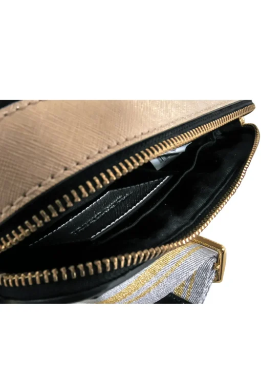 Marc Jacobs - SIlver & Gold Metallic “Snapshot” Crossbody Bag