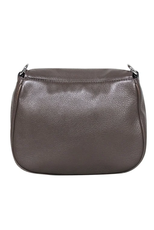 Marc Jacobs - Taupe Pebbled Leather Crossbody Bag