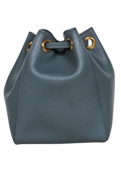 Marc Jacobs - Teal Leather Mini Buck Bag Crossbody