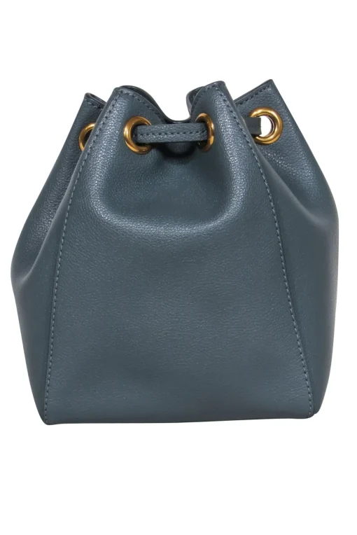 Marc Jacobs - Teal Leather Mini Buck Bag Crossbody