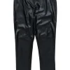 Marina Rinaldi - Black Faux Leather Skinny Trousers Sz 14