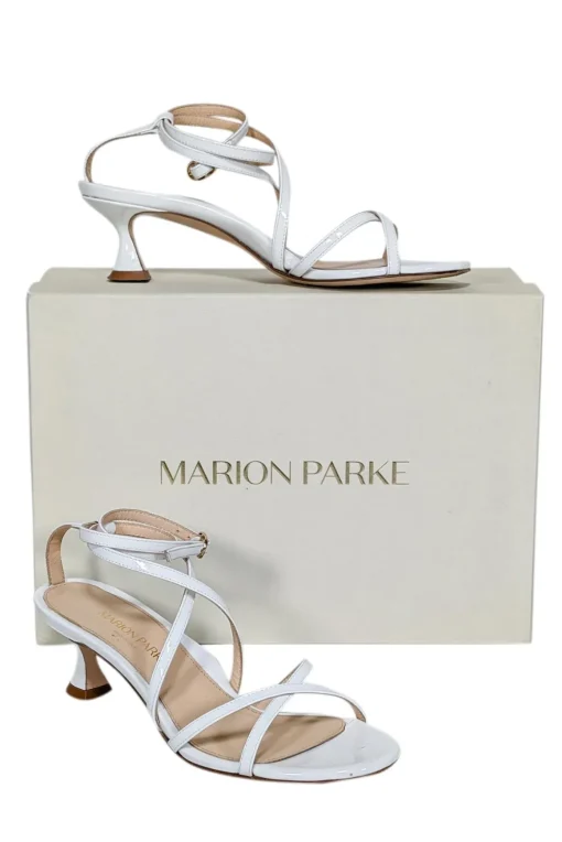 Marion Parke - White "Raina" Strappy Sandal Sz 7