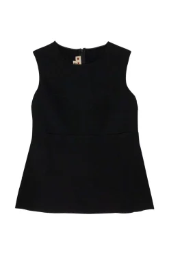 Marni - Black Peplum Top Sz 2