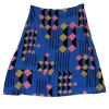 Marni - Blue & Pink Geometric Skirt Sz S
