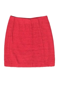 Marni - Coral Tween Mini A-Line Skirt Sz 4