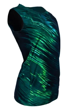 Marni - Green & Navy Sleeveless Top Sz 4