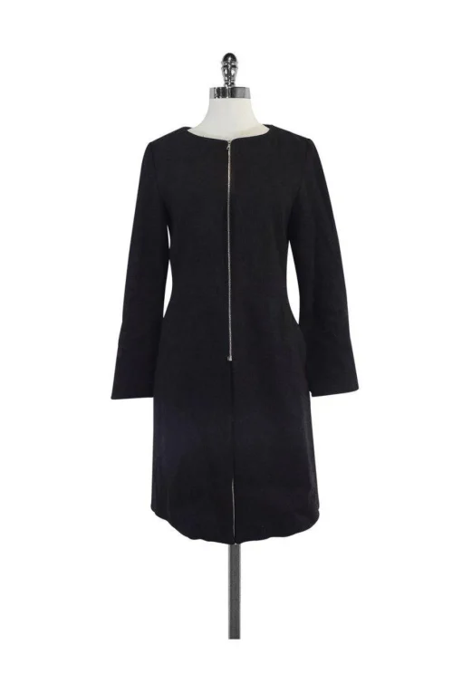Marni - Grey Wool Zip Coat Sz 2