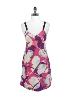 Marni - Silk Abstract Print Dress Sz 2