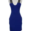 Mason - Cobalt Blue Fitted Dress Sz S