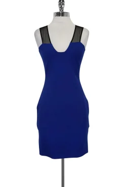 Mason - Cobalt Blue Fitted Dress Sz S