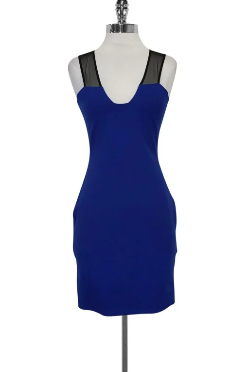 Mason - Cobalt Blue Fitted Dress Sz S