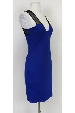 Mason - Cobalt Blue Fitted Dress Sz S
