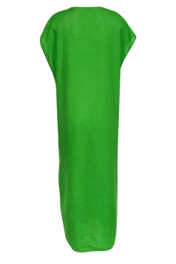 Massimo Dutti - Lime Green Short Sleeve Linen Dress Sz XS/S