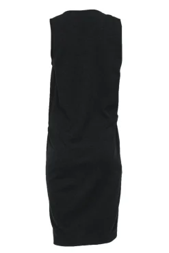 Max Mara - Charcoal Sleeveless Shift Dress Sz 10