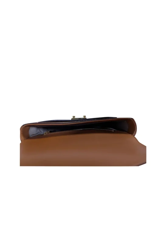 MCM - Tan & Black Monogram Mille Viestos Small Crossbody Bag
