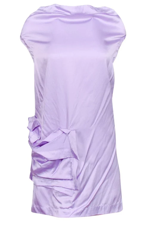 McQ Alexander McQueen - Purple Halter Dress Sz 10