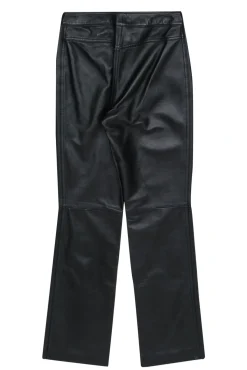 Michael Hoban North Beach - Vintage Black Leather High Waisted Pants Sz 2