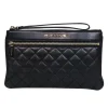 Michael Kors - Black Quilted Leather Clutch