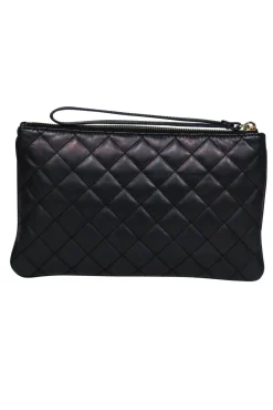 Michael Kors - Black Quilted Leather Clutch