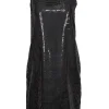Michael Kors - Black Sequin Sleeveless Mini Dress Sz 6