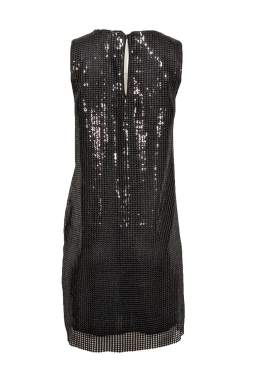 Michael Kors - Black Sequin Sleeveless Mini Dress Sz 6