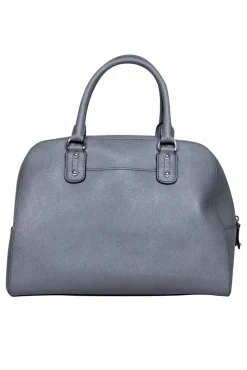 Michael Kors - Grey Leather Bowling-Style Bag