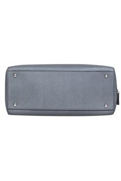 Michael Kors - Grey Leather Bowling-Style Bag