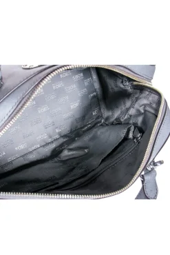 Michael Kors - Grey Leather Bowling-Style Bag