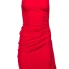 Michael Kors - Red Ruched Sleeveless Dress Sz 4