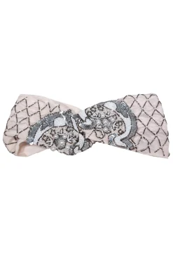 Mignonne Gavigan - Cream "Le Charlot Turban" Headband