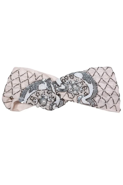 Mignonne Gavigan - Cream "Le Charlot Turban" Headband