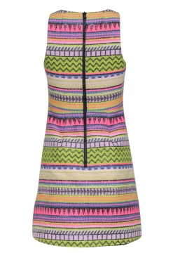 Milly - Neon Multicolor Printed Sleeveless Mini Dress Sz 0