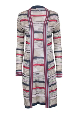 Missoni - Beige, Grey, & Multi Color Print Cardigan Sz 4