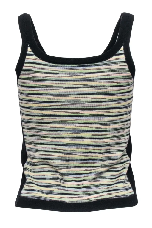 Missoni - Green & Multi Color Knit Tank Top Sz 4