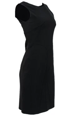 Moschino - Black Fitted V-Back Dress Sz M