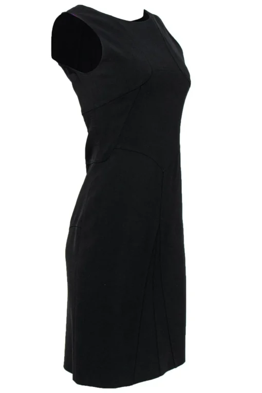 Moschino - Black Fitted V-Back Dress Sz M