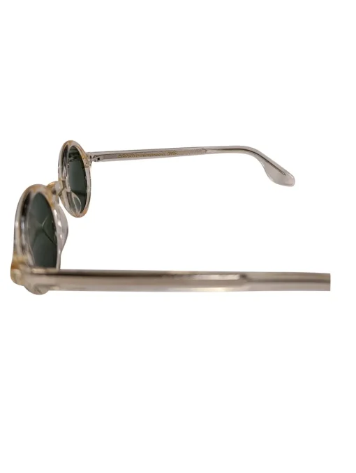 Moscot - Light Yellow Transparent Round "Zolman" Sunglasses
