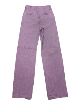 MOTHER - Acid Washed Light Purple Patch Pocket Jeans Sz 2
