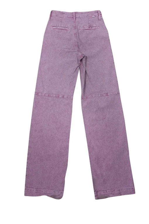 MOTHER - Acid Washed Light Purple Patch Pocket Jeans Sz 2