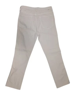 MOTHER - Cream High Rise Ankle Jeans w/ Raw Hem Sz 10