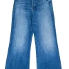 MOTHER - Medium Wash “Tomcat Roller Fray” Wide Leg Jeans w/ Raw Hem Sz 29