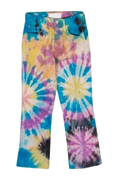 MOTHER - Multicolor Tie-Dye Print High Waist “The Tripper” Bootcut Jeans Sz 25