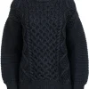 Mr. Mittens - Black Wool Chunky Knit Sweater Sz XS/S