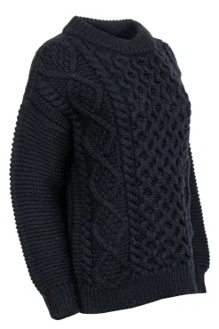 Mr. Mittens - Black Wool Chunky Knit Sweater Sz XS/S