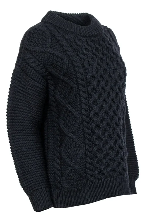 Mr. Mittens - Black Wool Chunky Knit Sweater Sz XS/S