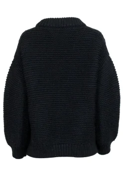 Mr. Mittens - Black Wool Chunky Knit Sweater Sz XS/S